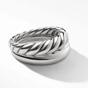 David Yurman silver rings set